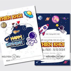 Thiệp sinh nhật Nguyễn Hiếu thiết kế